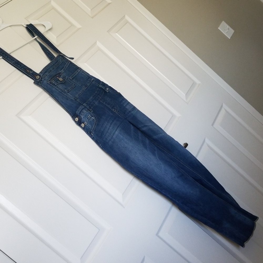 Skinny overalls
